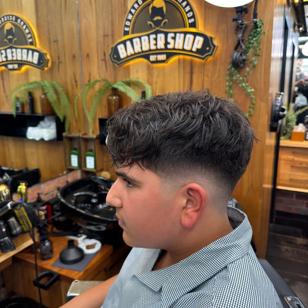 Textured crop over a low fade